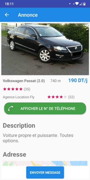 App KaryaXpress - recherche voiture